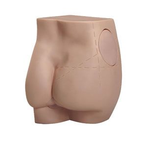 The purpose of the buttock injection practice model